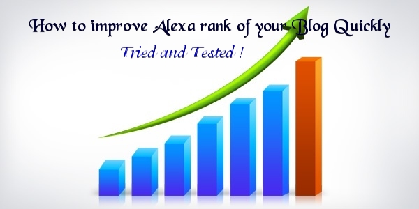 improve alexa rank quickly