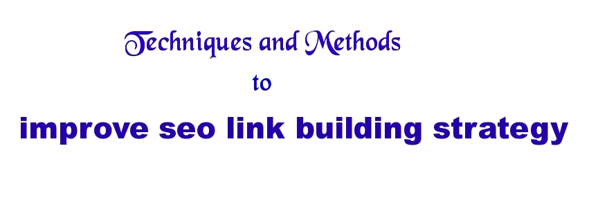 improve link building strategy