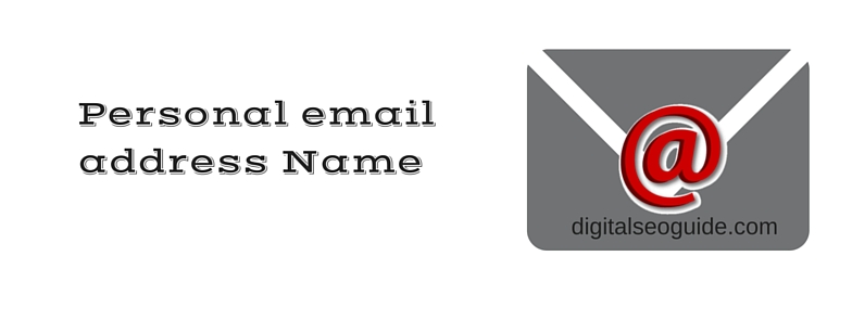 name of personal email address