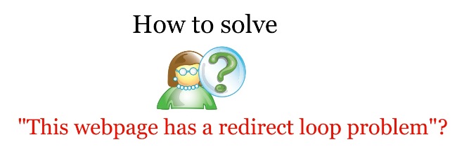how to solve redirect loop