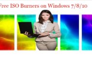 Free ISO Burners For Windows 7/8/10