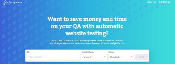 Automated  Website Testing Application