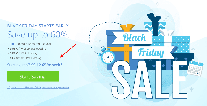Bluehost Cyber Monday