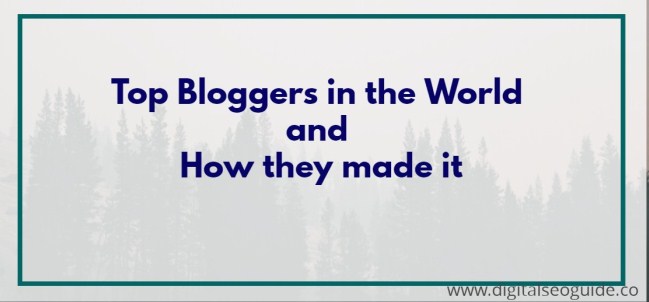 Top bloggers