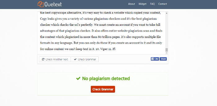 Plagarism detecter