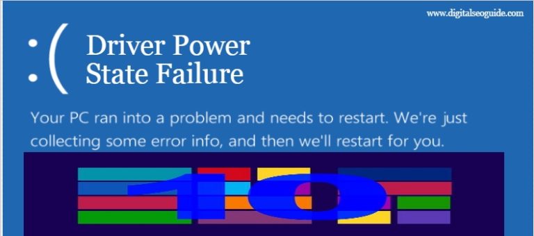 driver power state failure windows 10 dell inspiron