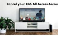 how to cancel CBS all access