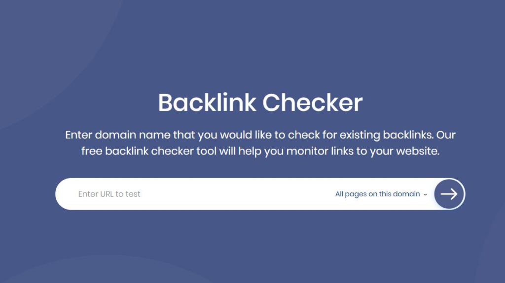 website backlink checker