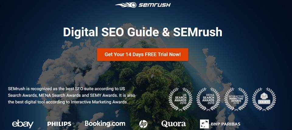 SEMrush 30 Days Free Trial