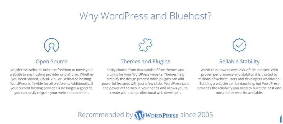 bluehost wordpress