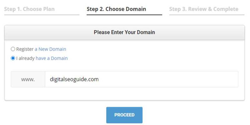 siteground hosting domain